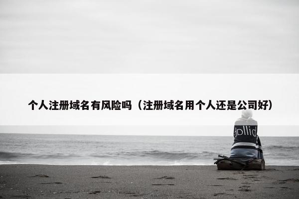 个人注册域名有风险吗（注册域名用个人还是公司好）