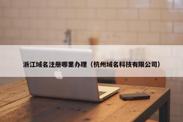 浙江域名注册哪里办理（杭州域名科技有限公司）