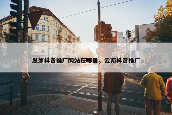 思茅抖音推广网站在哪里，云南抖音推广