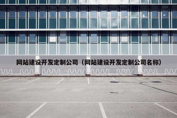 网站建设开发定制公司（网站建设开发定制公司名称）