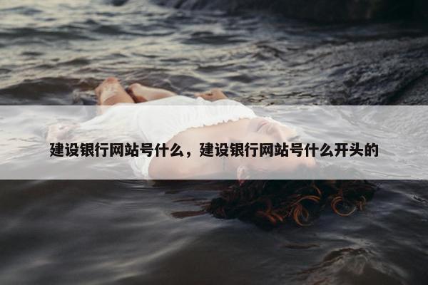 建设银行网站号什么，建设银行网站号什么开头的