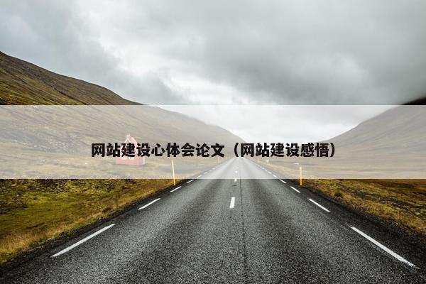 网站建设心体会论文（网站建设感悟）