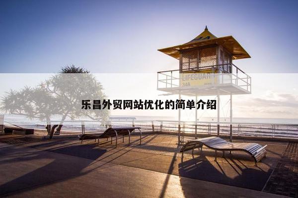 乐昌外贸网站优化的简单介绍