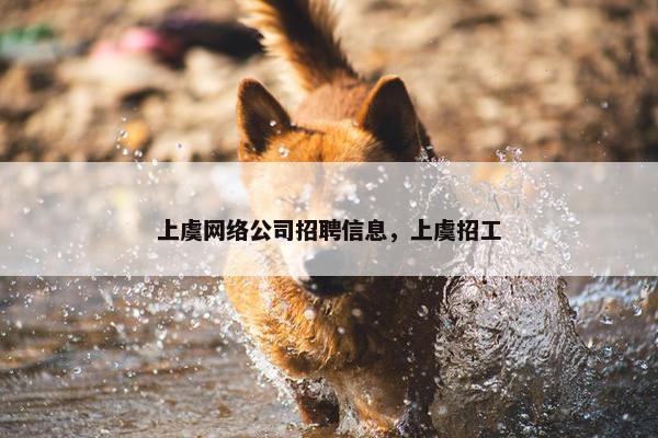 上虞网络公司招聘信息，上虞招工