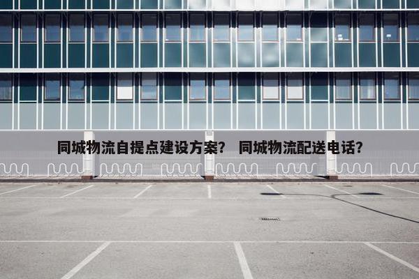 同城物流自提点建设方案？ 同城物流配送电话？