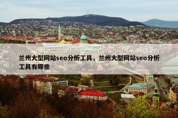 兰州大型网站seo分析工具，兰州大型网站seo分析工具有哪些