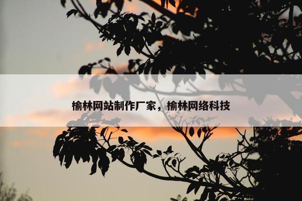 榆林网站制作厂家，榆林网络科技