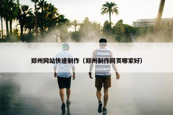 郑州网站快速制作（郑州制作网页哪家好）