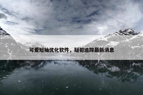 可爱短袖优化软件，疑犯追踪最新消息