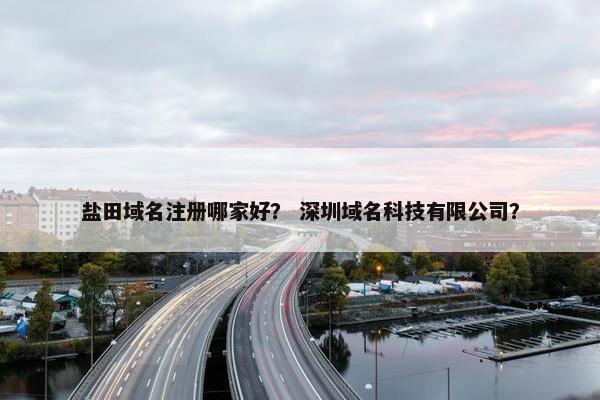 盐田域名注册哪家好？ 深圳域名科技有限公司？