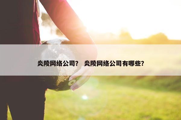 炎陵网络公司？ 炎陵网络公司有哪些？