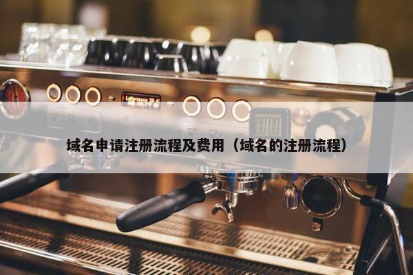域名申请注册流程及费用（域名的注册流程）
