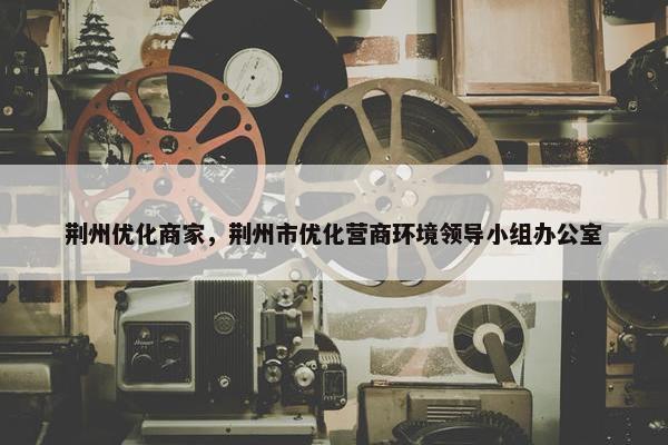 荆州优化商家，荆州市优化营商环境领导小组办公室