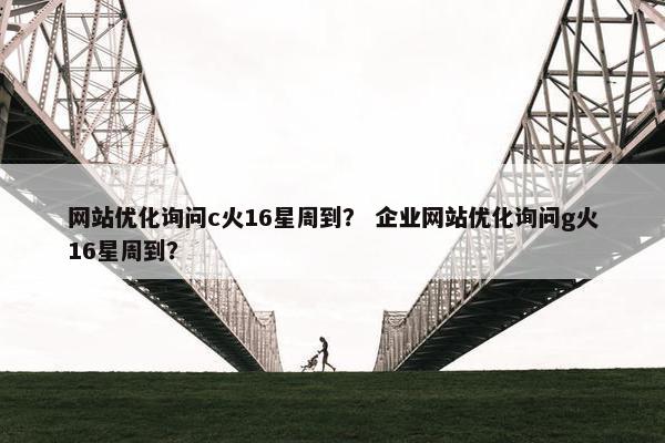 网站优化询问c火16星周到？ 企业网站优化询问g火16星周到？