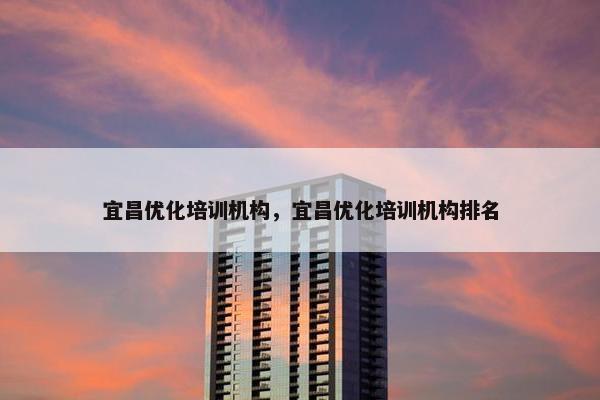 宜昌优化培训机构，宜昌优化培训机构排名