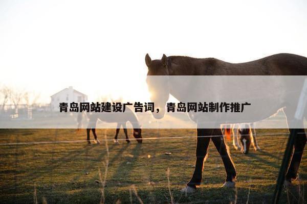 青岛网站建设广告词，青岛网站制作推广