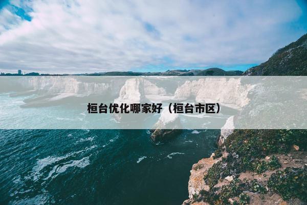 桓台优化哪家好（桓台市区）