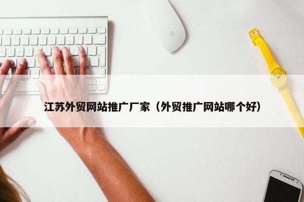 江苏外贸网站推广厂家（外贸推广网站哪个好）
