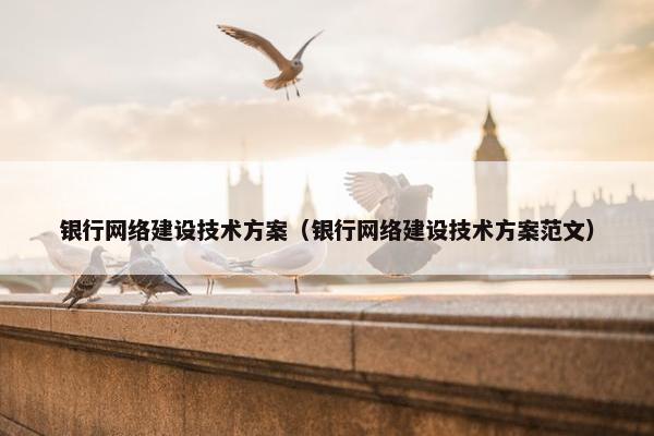 银行网络建设技术方案（银行网络建设技术方案范文）