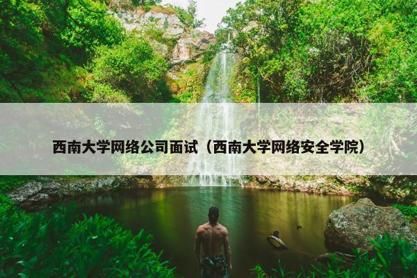 西南大学网络公司面试（西南大学网络安全学院）