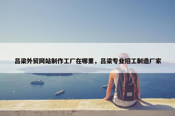 吕梁外贸网站制作工厂在哪里，吕梁专业招工制造厂家