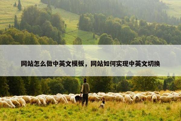 网站怎么做中英文模板，网站如何实现中英文切换