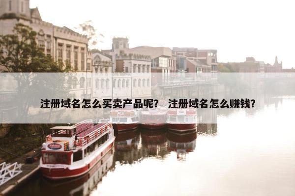 注册域名怎么买卖产品呢？ 注册域名怎么赚钱？