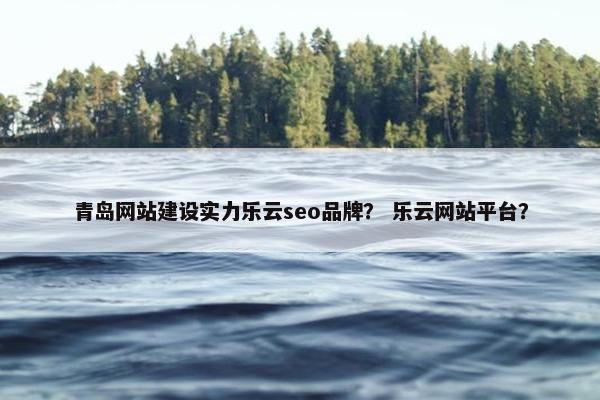 青岛网站建设实力乐云seo品牌？ 乐云网站平台？