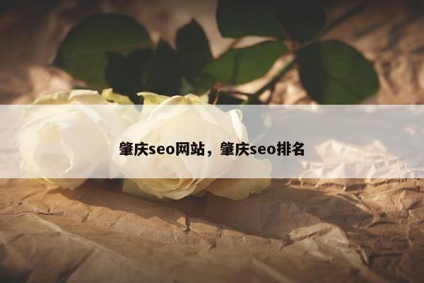 肇庆seo网站，肇庆seo排名