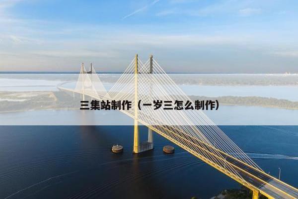 三集站制作（一岁三怎么制作）