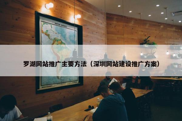 罗湖网站推广主要方法（深圳网站建设推广方案）