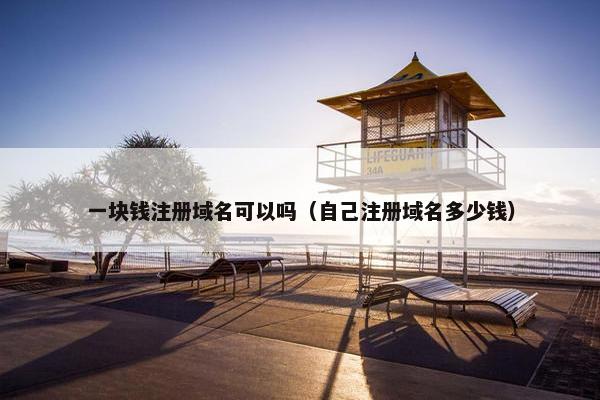 一块钱注册域名可以吗（自己注册域名多少钱）