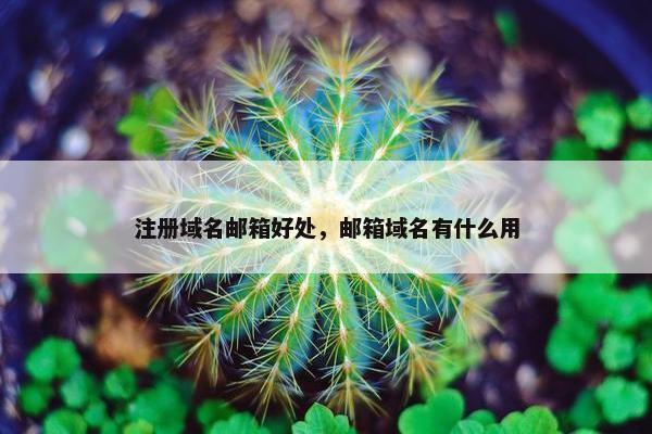 注册域名邮箱好处，邮箱域名有什么用