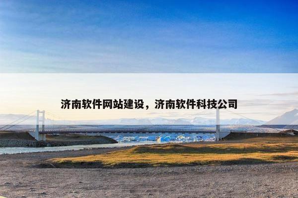 济南软件网站建设，济南软件科技公司