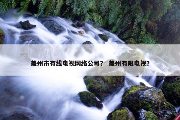 盖州市有线电视网络公司？ 盖州有限电视？