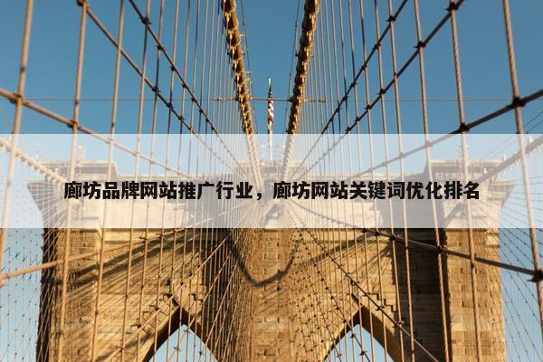 廊坊品牌网站推广行业，廊坊网站关键词优化排名