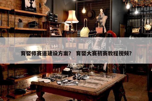 育婴师赛道建设方案？ 育婴大赛初赛教程视频？