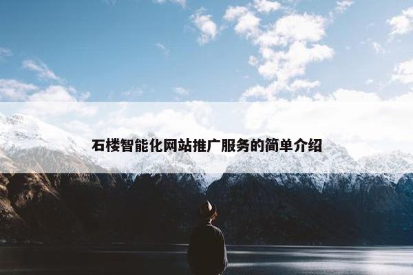 石楼智能化网站推广服务的简单介绍