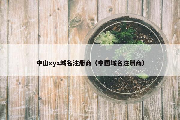 中山xyz域名注册商（中国域名注册商）