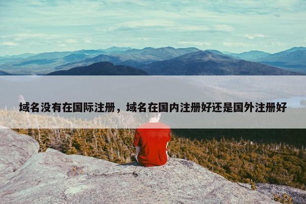 域名没有在国际注册，域名在国内注册好还是国外注册好