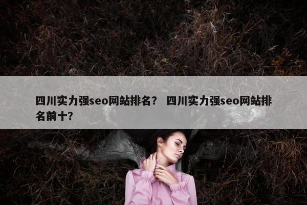 四川实力强seo网站排名？ 四川实力强seo网站排名前十？
