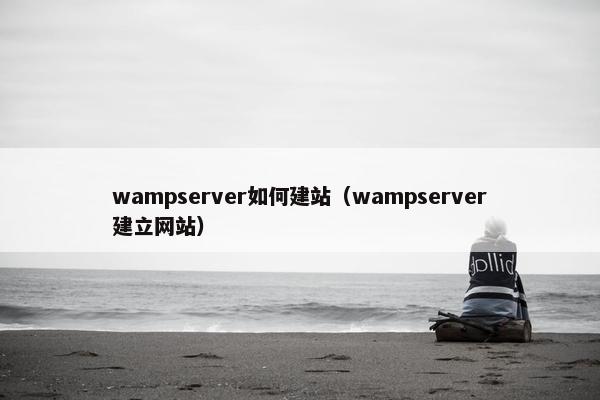 wampserver如何建站（wampserver建立网站）