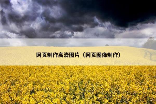 网页制作高清图片（网页图像制作）