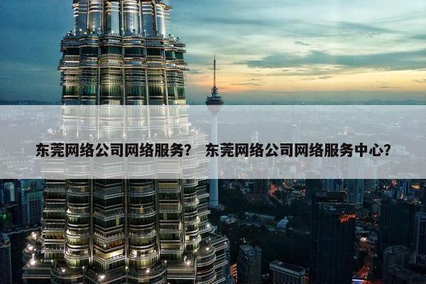 东莞网络公司网络服务？ 东莞网络公司网络服务中心？