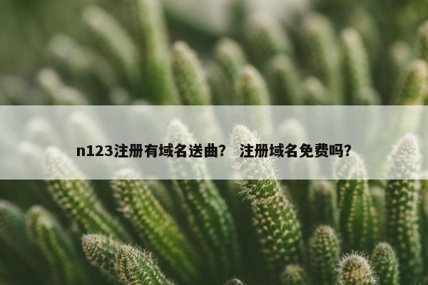n123注册有域名送曲？ 注册域名免费吗？