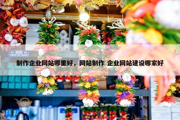 制作企业网站哪里好，网站制作 企业网站建设哪家好