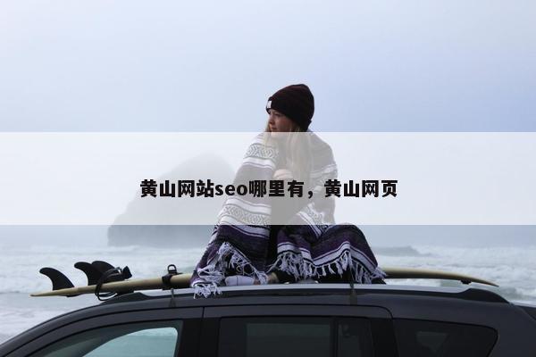黄山网站seo哪里有，黄山网页
