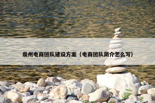 泉州电商团队建设方案（电商团队简介怎么写）