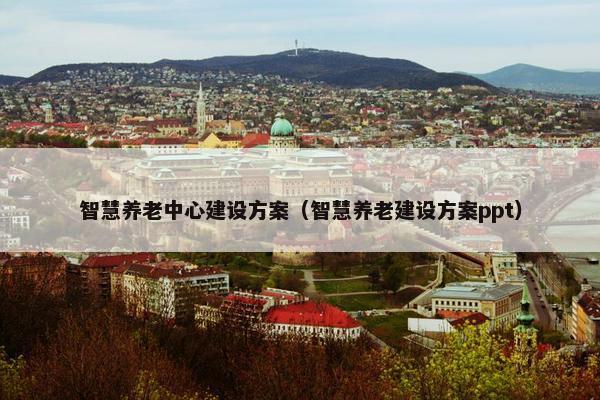 智慧养老中心建设方案（智慧养老建设方案ppt）