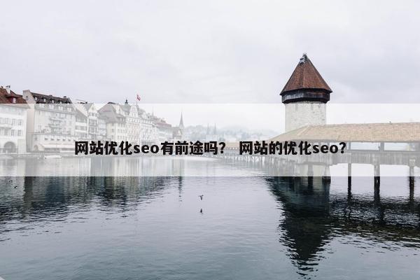 网站优化seo有前途吗？ 网站的优化seo？